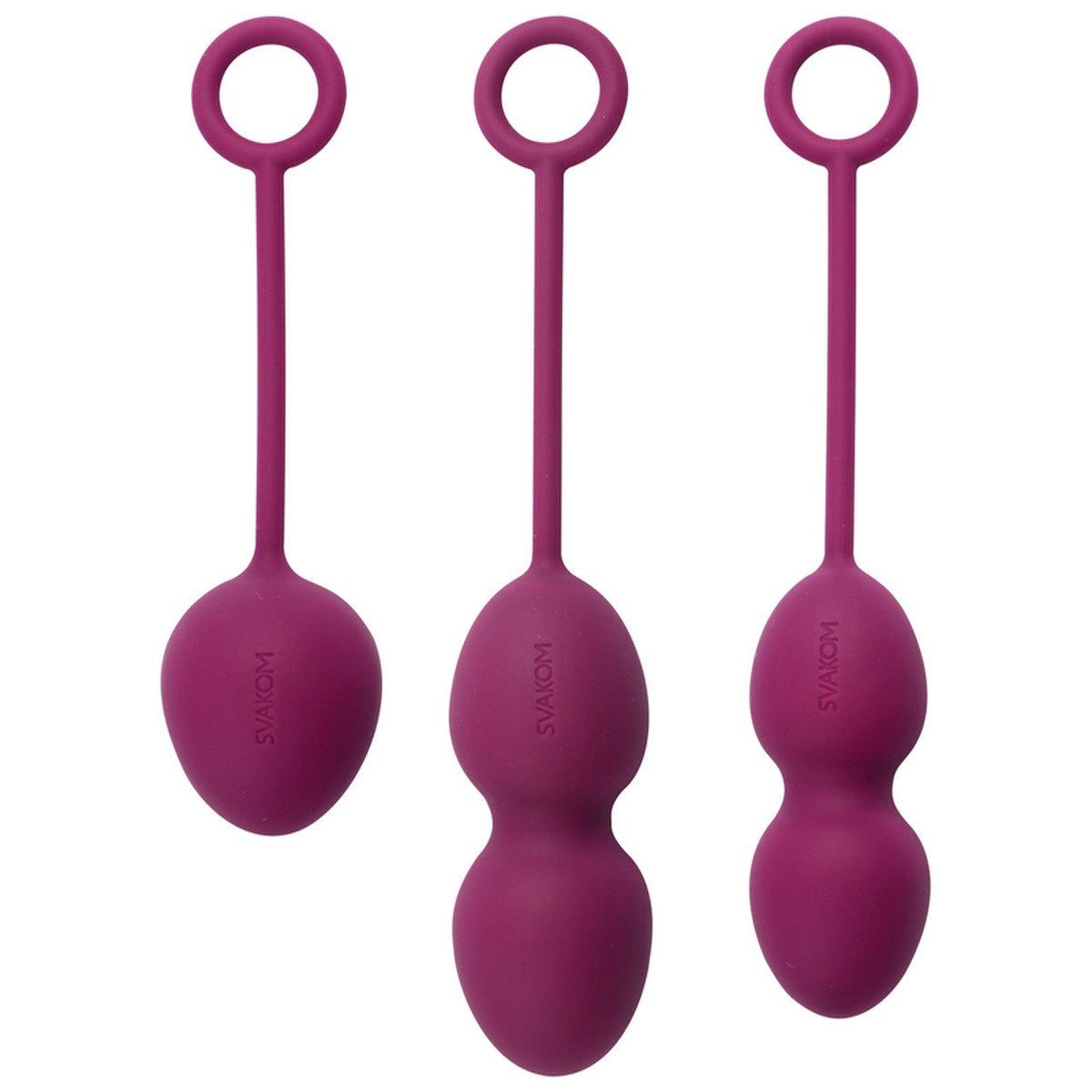 SVAKOM Nova Weighted Kegel Exercise Ball Set - Violet (3 Pack) – PeriodShop