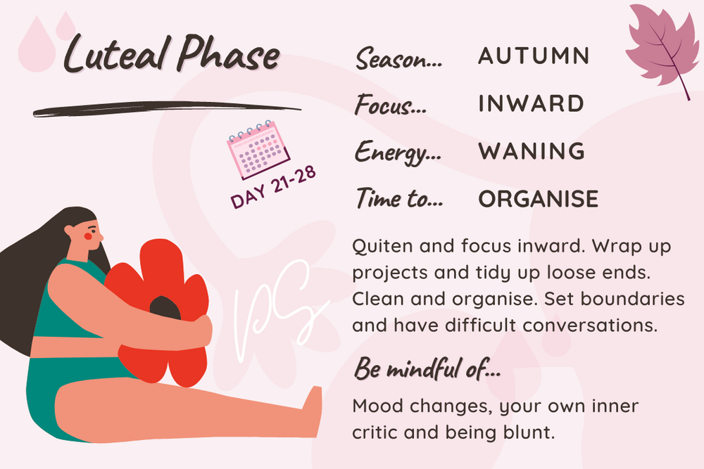 The Luteal Phase: Balancing Prepartion & Self-Care