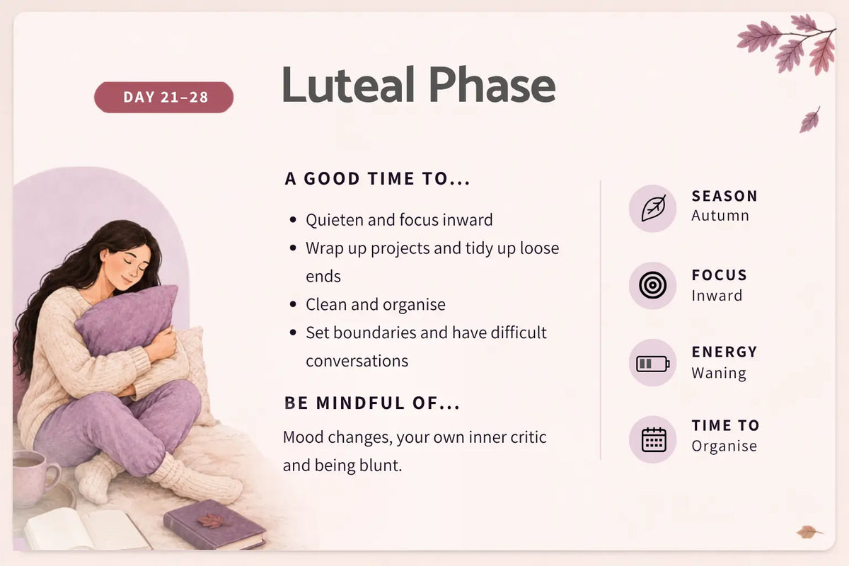 The Luteal Phase: Balancing Preparation & Self-Care