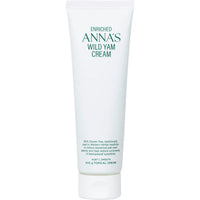 Wild yam hormone balancing cream tube, white squeeze tube with label on front