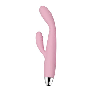 
            
                Load image into Gallery viewer, SVAKOM Cici Slim Plus Flexible Rabbit G-Spot &amp;amp; Clitoris Vibrator - Pale Pink
            
        