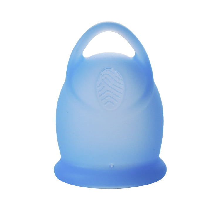 FOLIO Reusable Menstrual Cup with Loop Stem - Blue