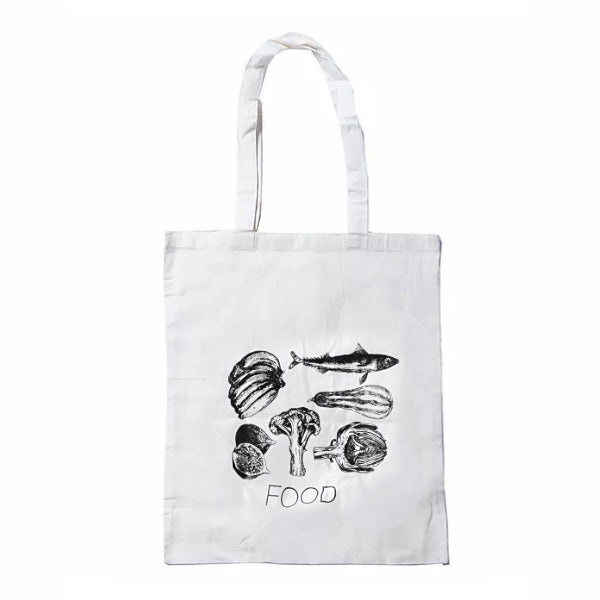 Calico Tote Bag - Food