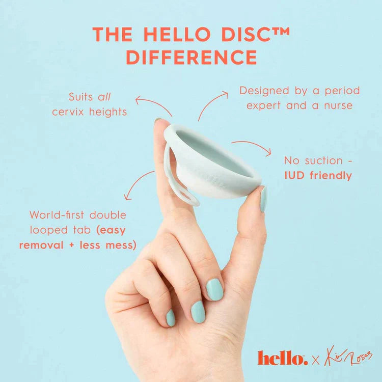 Hello Menstrual Disc - Black – PeriodShop
