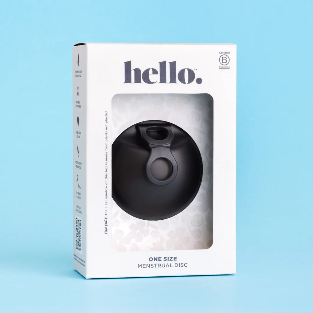 Hello Menstrual Disc - Black – PeriodShop
