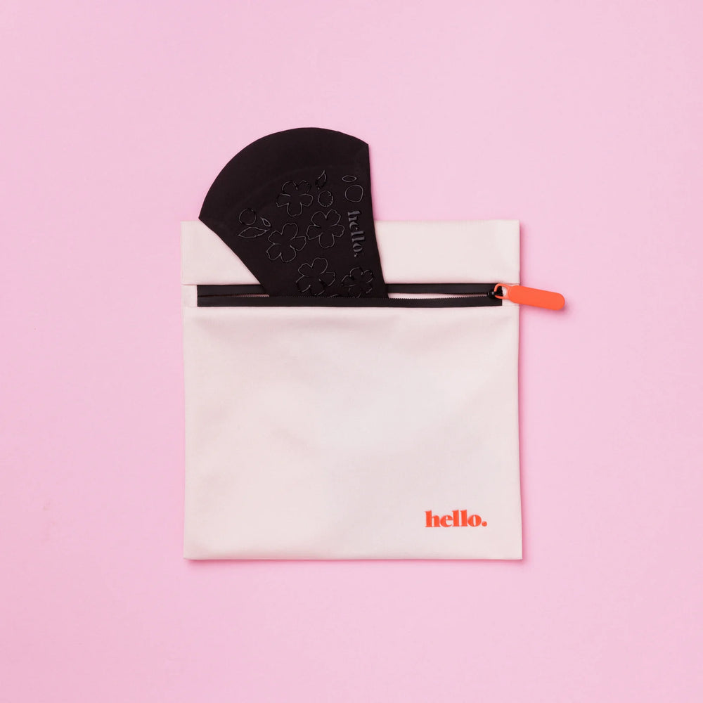 HELLO Waterproof Period Wet Bag - Pink