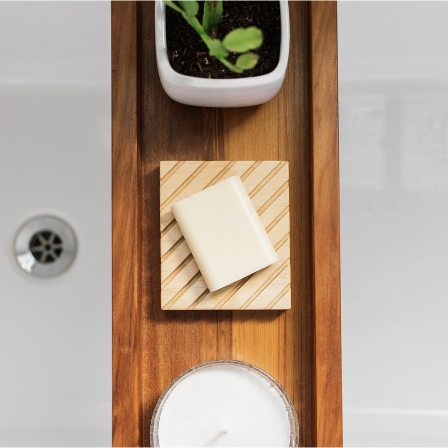 Little Bit Daily Pine Soap Holder - Small