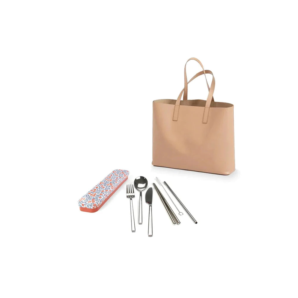 RetroKitchen Carry Your Cutlery Travel Set - Blossom