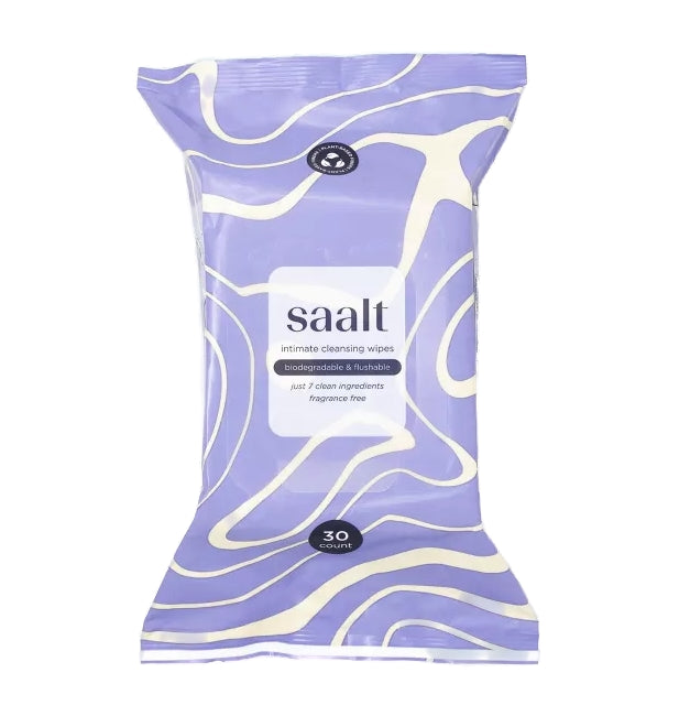 Saalt Intimate Cleansing Wipes (30 wipes)
