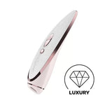 SATISFYER Luxury Air Pulse Stimulator + Vibrator -  Prêt-à-porter - White and Rose Gold