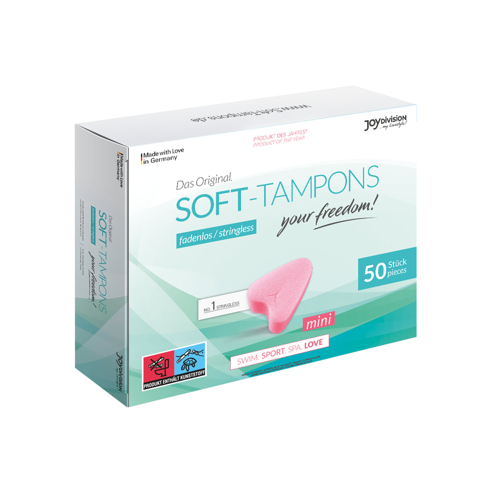 JOY DIVISION Soft Tampon Menstrual Sponges - Mini (50 Pack) – PeriodShop