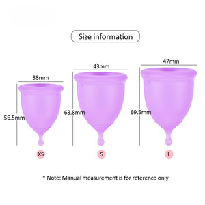 Classic Bell Menstrual Cup - Solid Pink