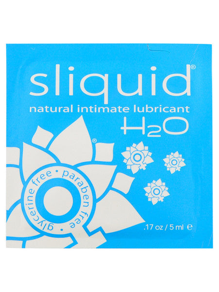 SLIQUID H2O Natural Water-Based Intimate Lubricant Sachet (5ml)