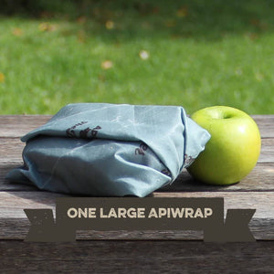 Apiwraps 可重复使用蜂蜡包装 - Apiwrap 套装（4 件装 - S、M、L、XL）