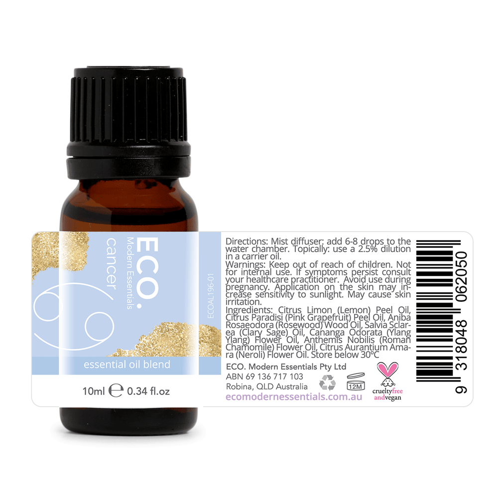 Eco Aroma Essential Oil Blend Zodiac Collection - Cancer (10ml)