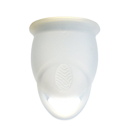Folio Reusable Menstrual Cup with Loop Stem - Clear