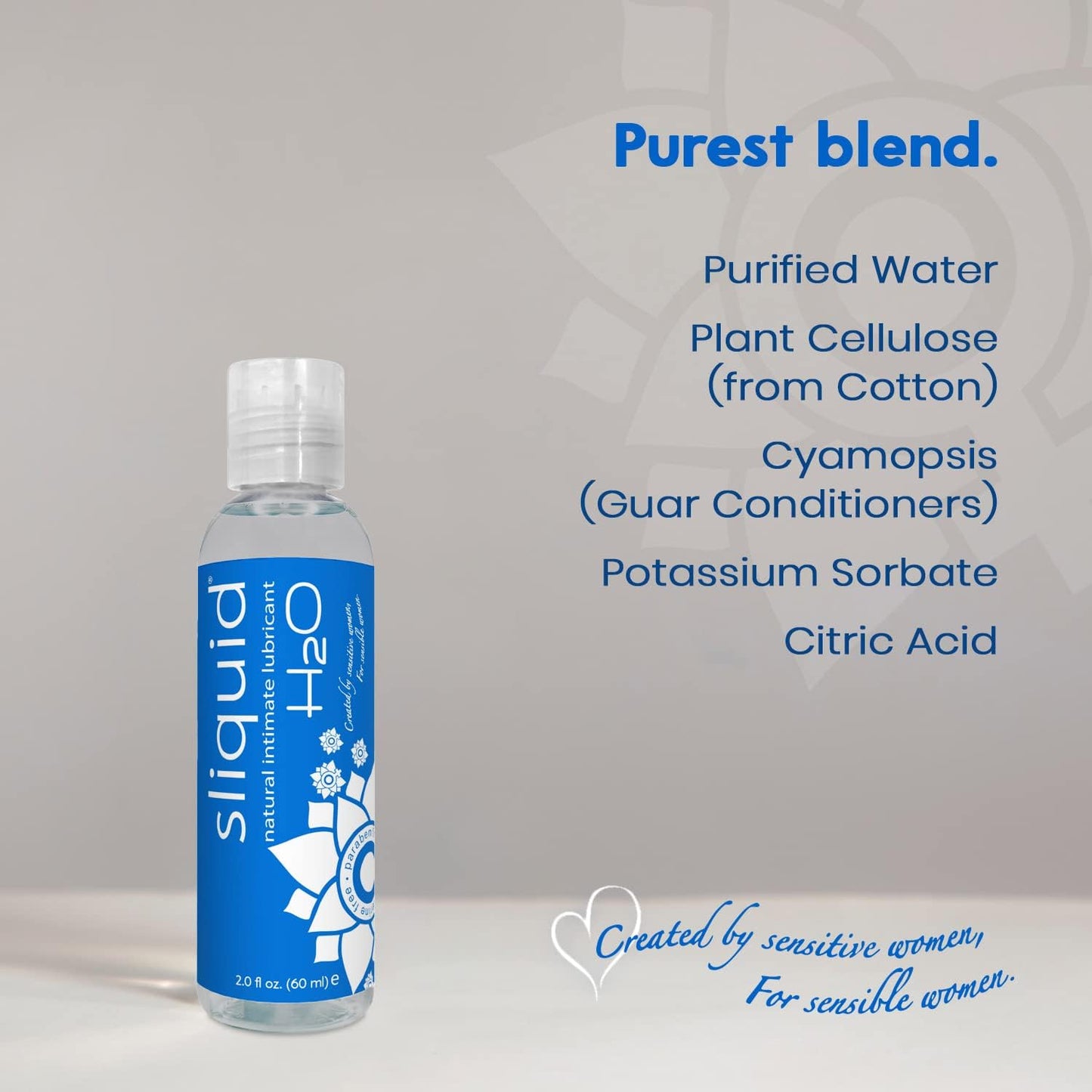 Sliquid H2O Natural Water-Based Intimate Lubricant (60ml) PeriodShop Sliquid H2O Natural Water-Based Intimate Lubricant (60ml) PeriodShop