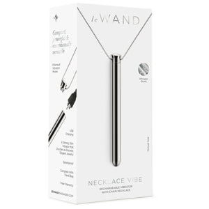 LE WAND Chrome Vibrating Necklace - Silver