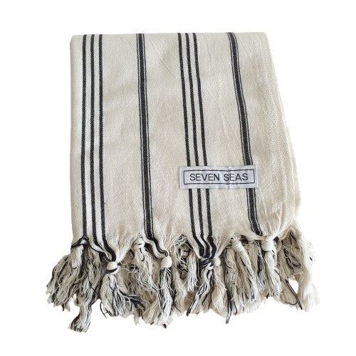 Seven Seas Turkish Towel / Sarong - Premium Monaco - Helen