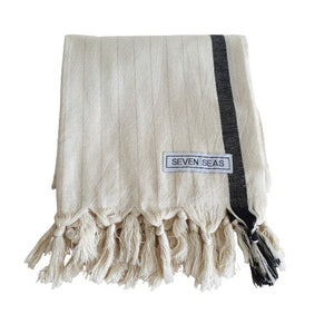 Seven Seas Turkish Towel / Sarong - Premium Monaco - Petra