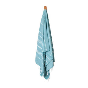 Seven Seas Turkish Towel / Sarong - Classic Vintage - Marine Mint Green