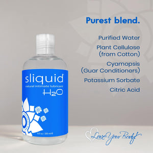 SLIQUID H2O Natural Intimate Lubricant (255ml)