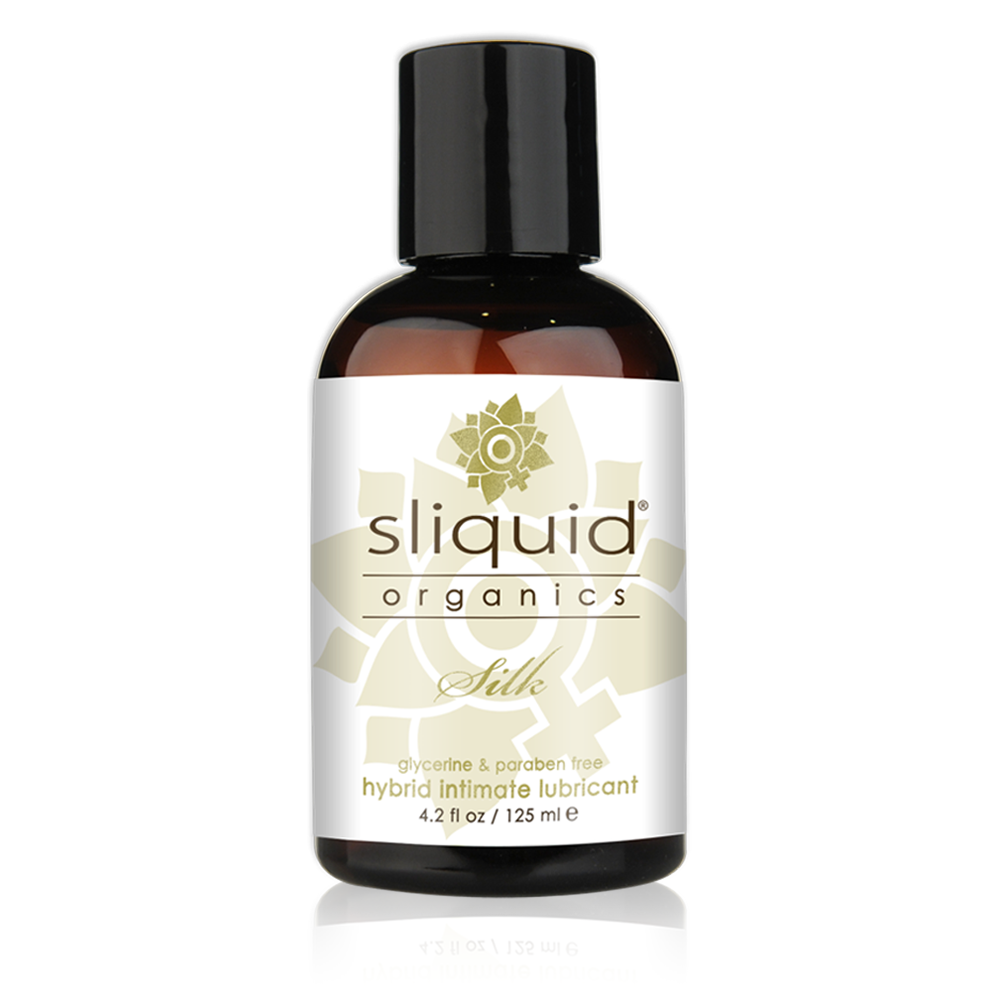 SLIQUID Organics Silk Hybrid Aloe & Silicone Intimate Lubricant (125ml)