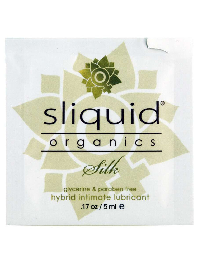 SLIQUID Organics Silk Hybrid Aloe & Silicone Intimate Lubricant Sachet (5ml)