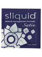 SLIQUID Satin Natural Intimate Water-Based Moisturiser Sachet (5ml)