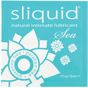 SLIQUID Sea Natural Water-Based Intimate Lubricant with Seaweed Extracts Sachet (5ml)