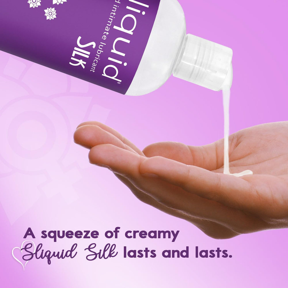 SLIQUID Silk Hybrid Water-based with Silicone Intimate Lubricant (60ml)