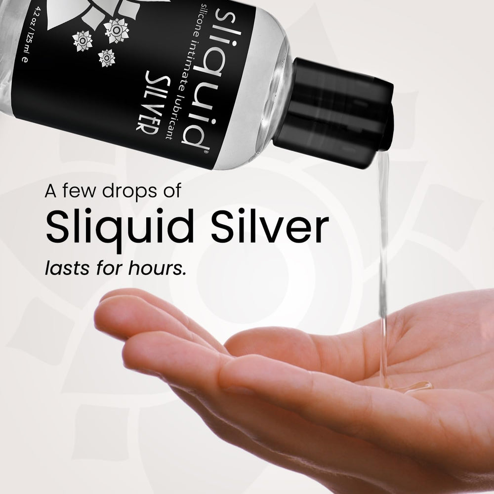 SLIQUID Silver Natural Water-Based Intimate Lubricant (125ml)