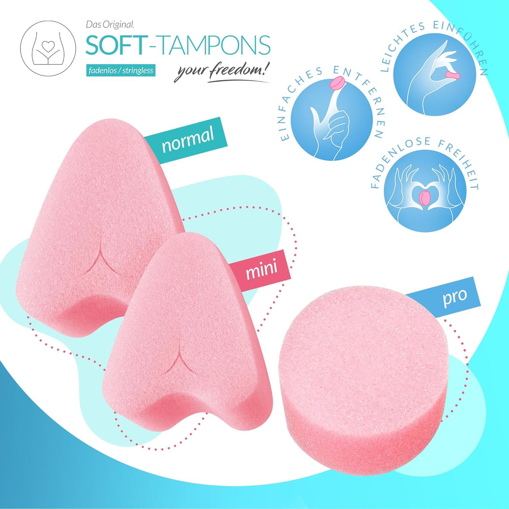 JOY DIVISION Soft Tampon Menstrual Sponges - Mini (50 Pack) – PeriodShop