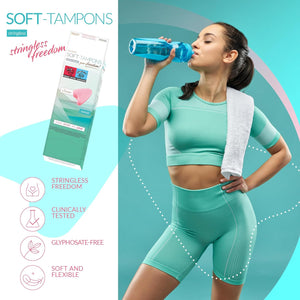 JOY DIVISION Soft Tampon Menstrual Sponges - Normal (10 Pack)