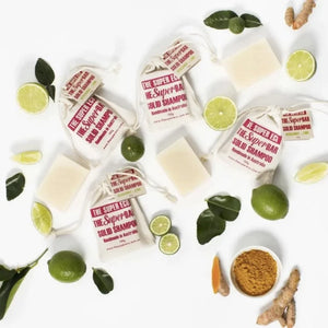 The Super Eco Shampoo Bar - Bergamont & Lime (100g)