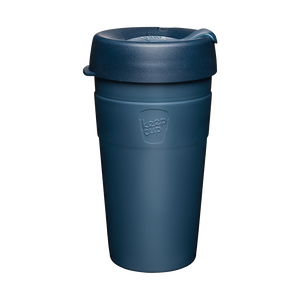 KeepCup Stainless Steel Thermal Coffee Cup - Large 16oz Blue (Spruce)