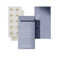 Pain relief magnet kit packaging with blister card and instruction sleeve