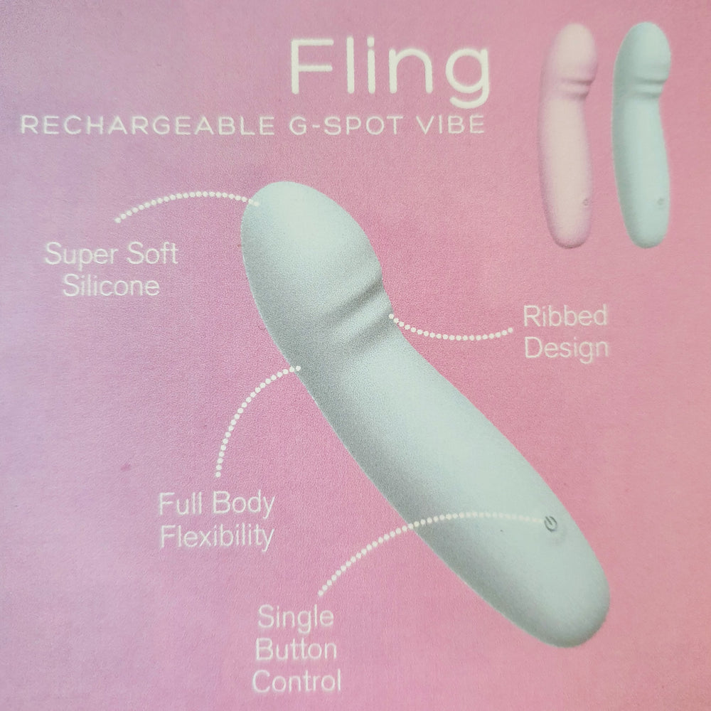 PLAYFUL Soft Fling G-Spot Vibrator - Blue