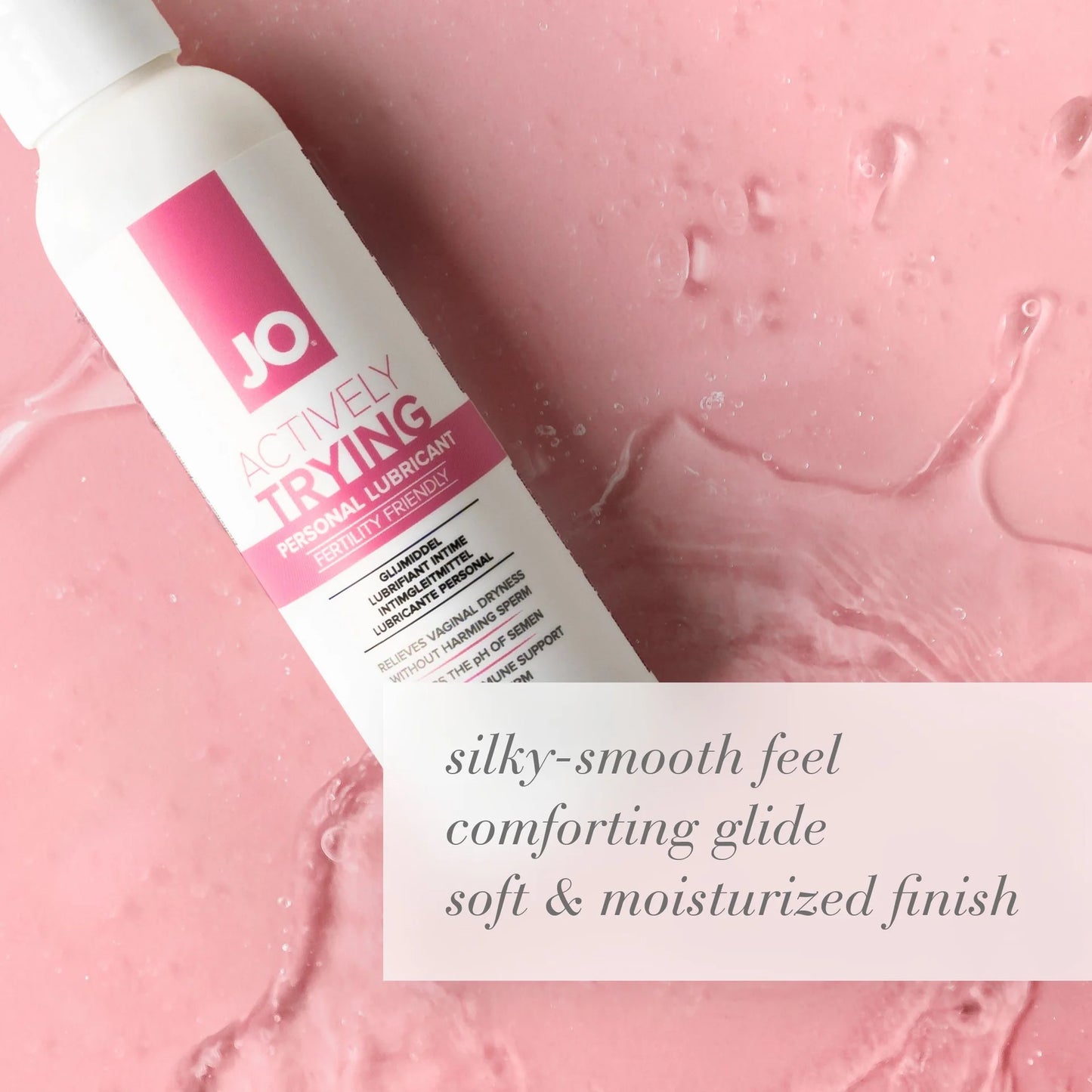 Jo Actively Trying Water-Based Lubricant (120ml) PeriodShop Jo Actively Trying Water-Based Lubricant (120ml) PeriodShop