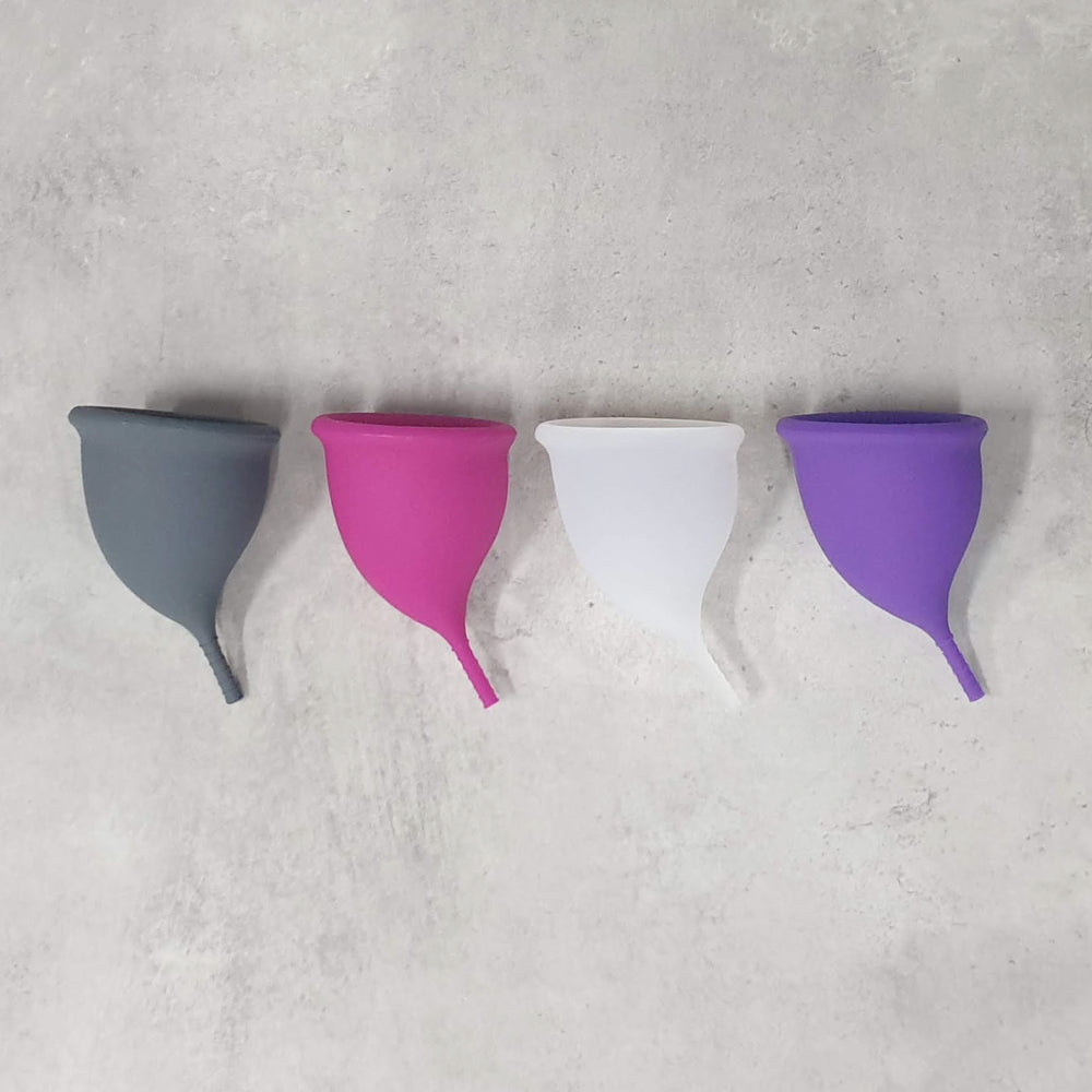 
            
                Load image into Gallery viewer, Curve Menstrual Cup - Slate Grey
            
        