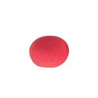 Pink reusable sponge for prolapse care, oval shape with fine porous texture
