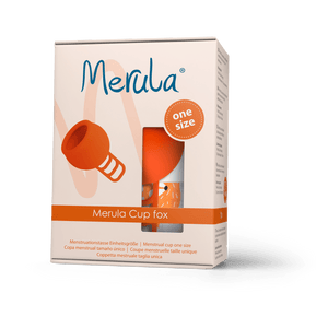 MERULA Menstrual Cup One Size - Fox (Orange)