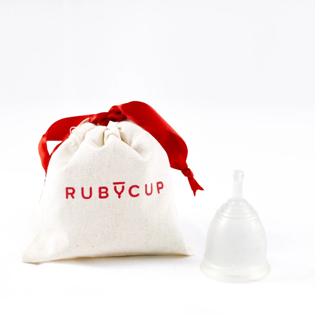 Ruby Menstrual Cup - Clear – PeriodShop