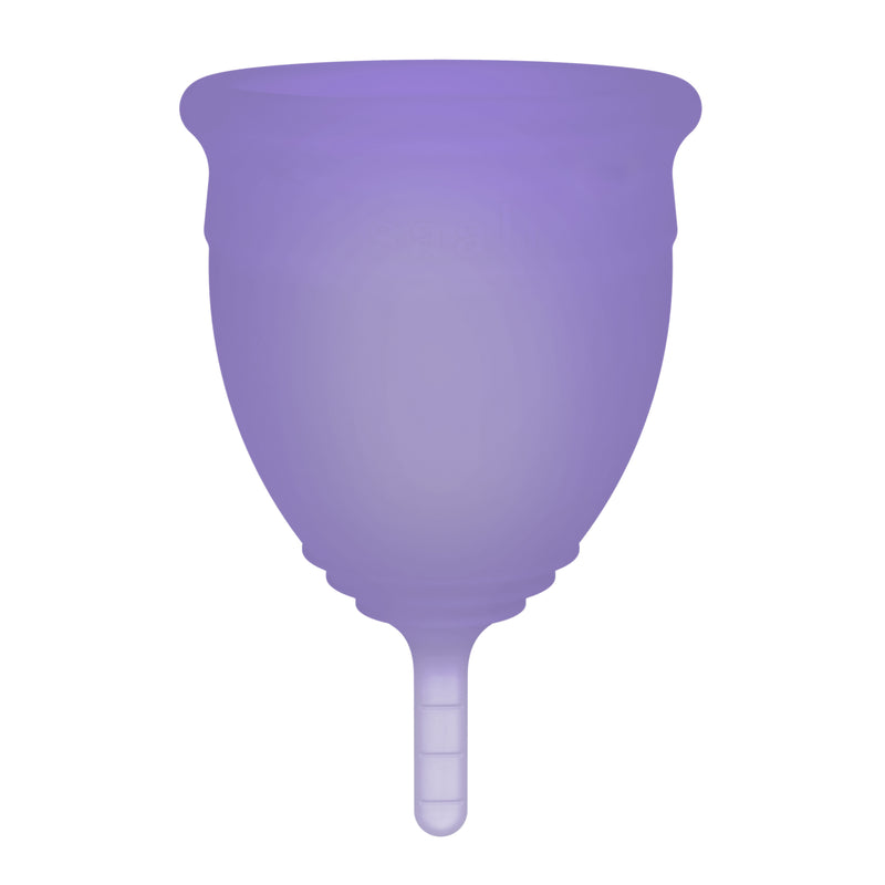 Saalt Menstrual Cup Soft - Regular Mountain Iris Purple