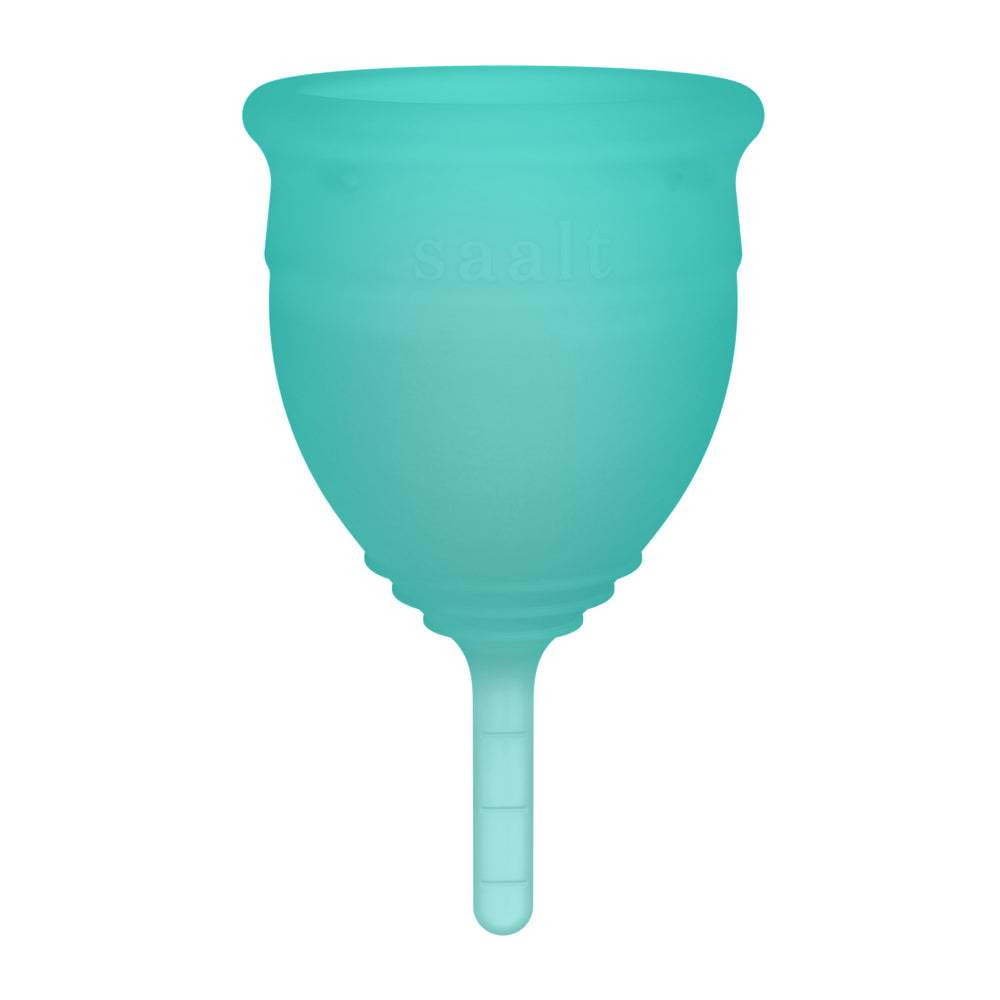 
            
                Load image into Gallery viewer, SAALT Menstrual Cup - Teen Aqua Green
            
        