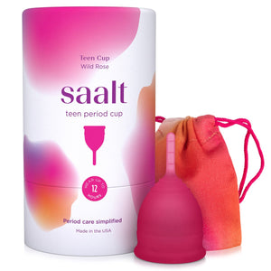 SAALT Menstrual Cup - Teen Wild Rose Pink