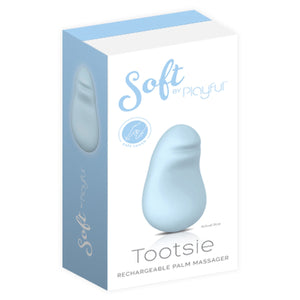PLAYFUL Soft Tootsie Lay-On Massager - Blue