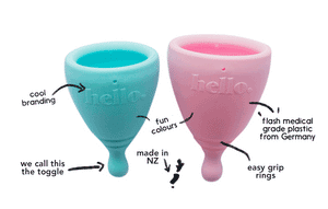 HELLO Menstrual Cup - Large Purple