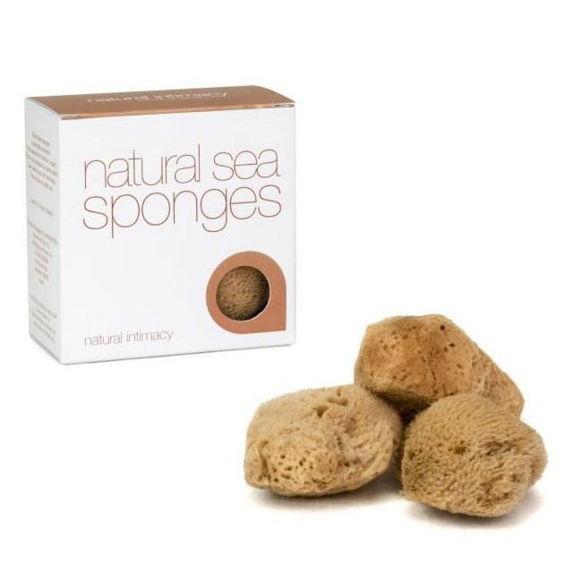 NATURAL INTIMACY Menstrual Sea Sponges - Unbleached Medium (3 Pack)