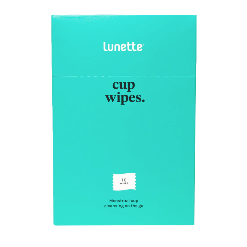 LUNETTE Menstrual Cup Wipes (10 wipes)